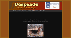 Desktop Screenshot of despradocorgis.com